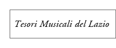 Tesori Musicali del Lazio